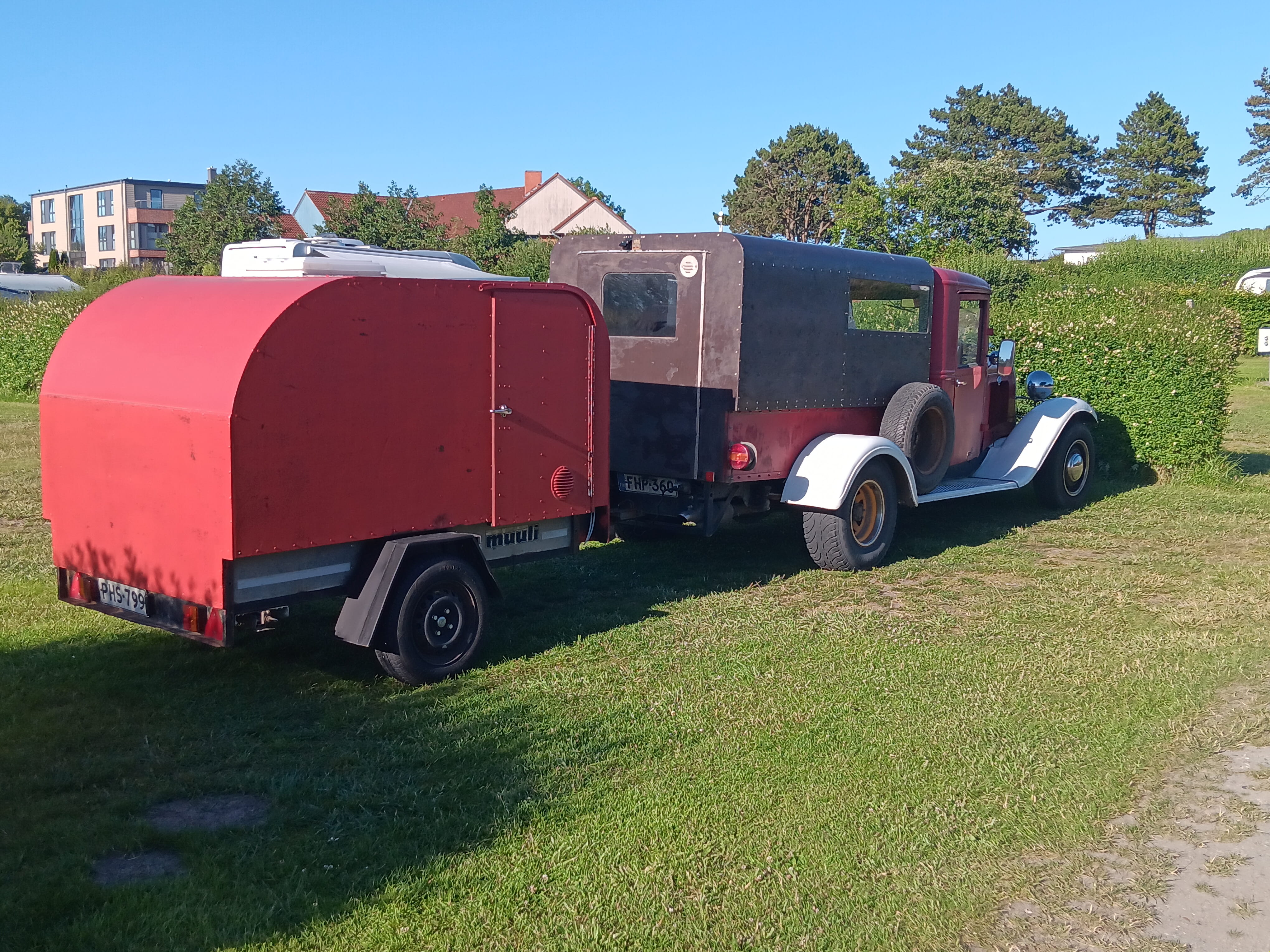 Oldtimer von hinten