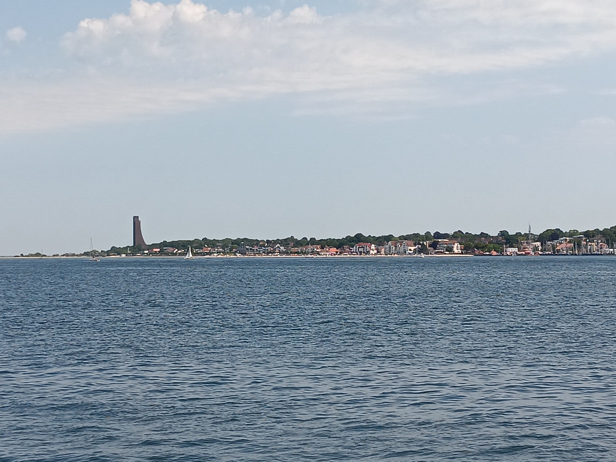 Blick nach Laboe