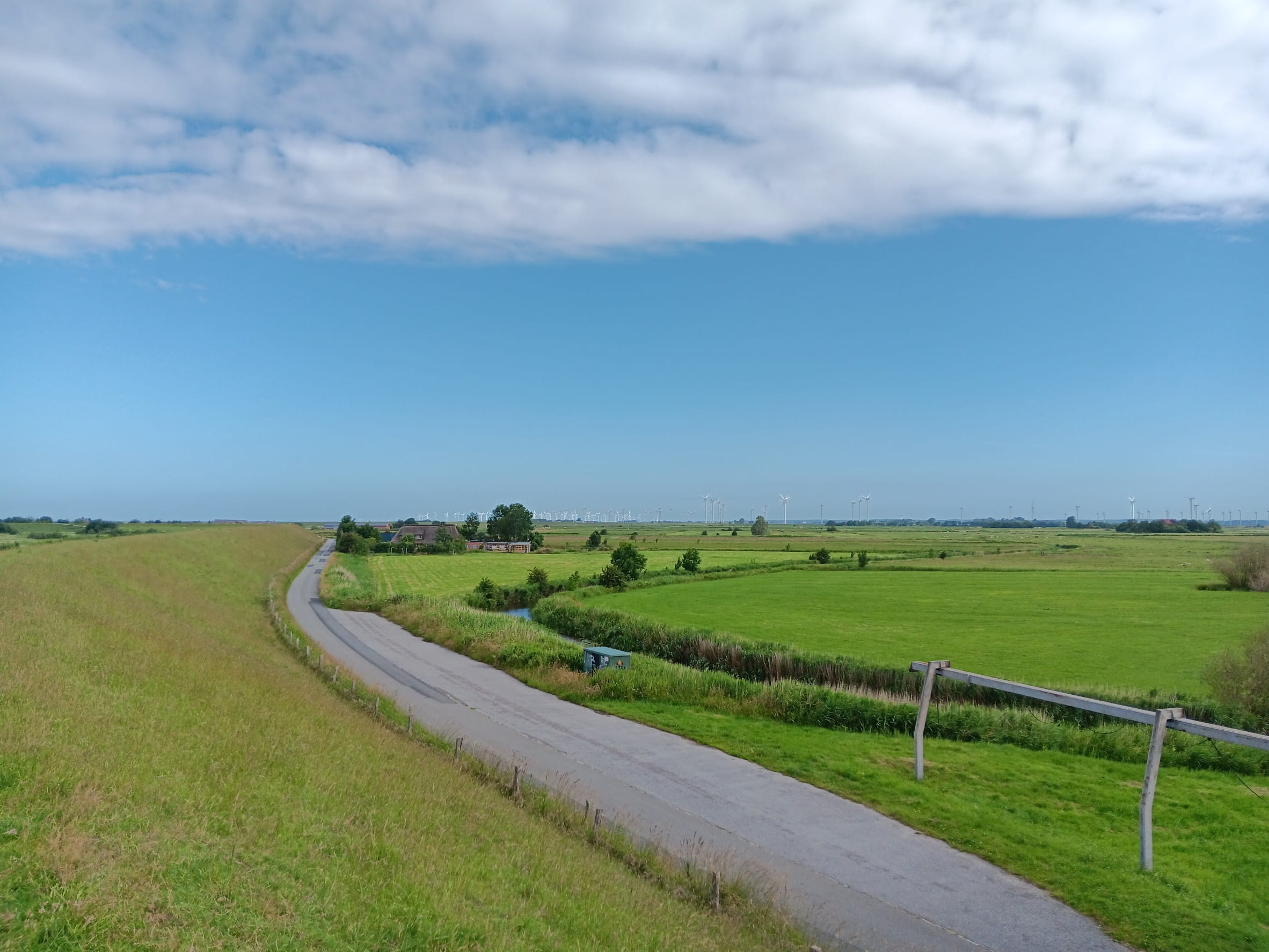 Landschaft bei Leck