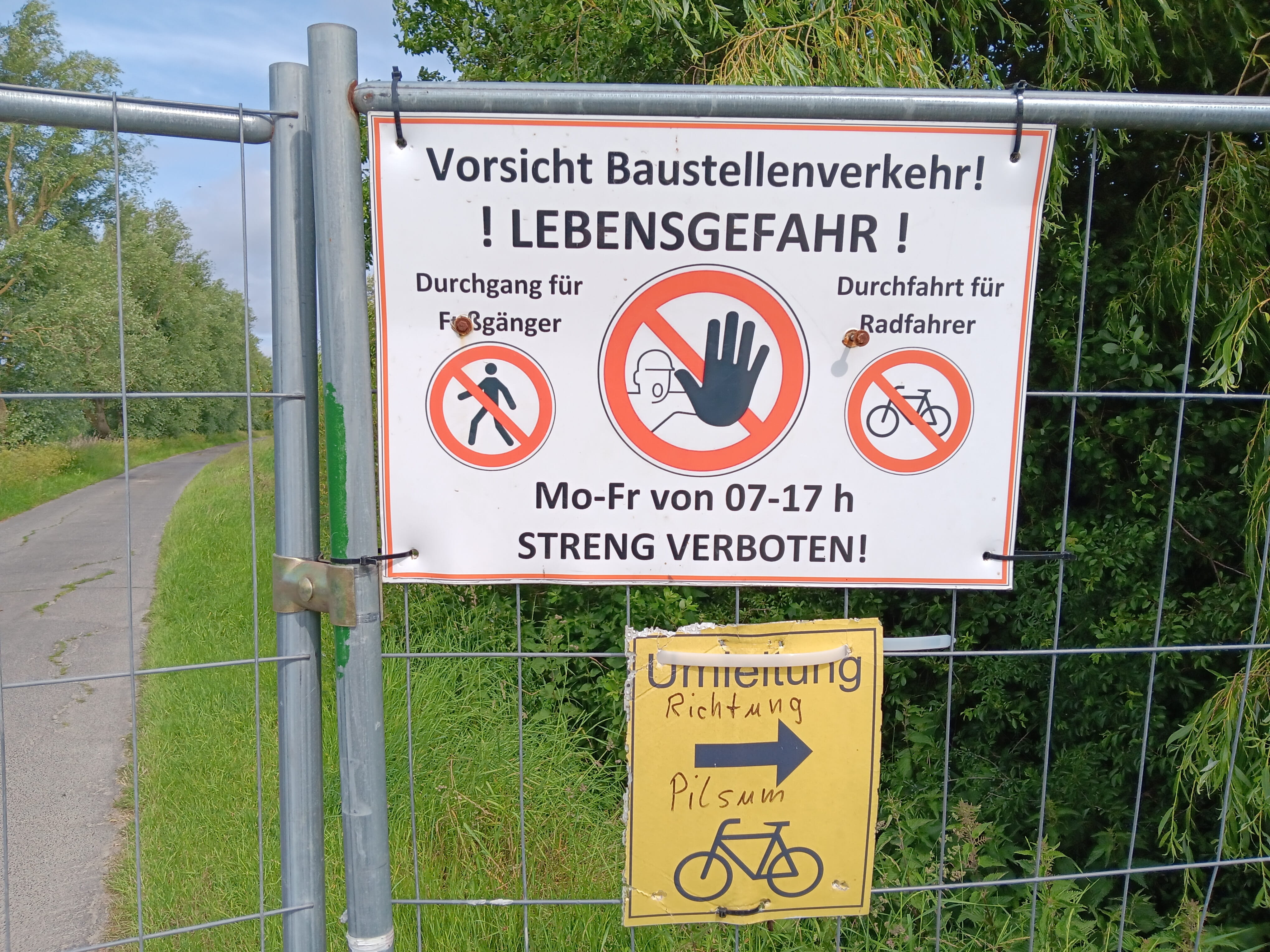 Umleitungsschild 2